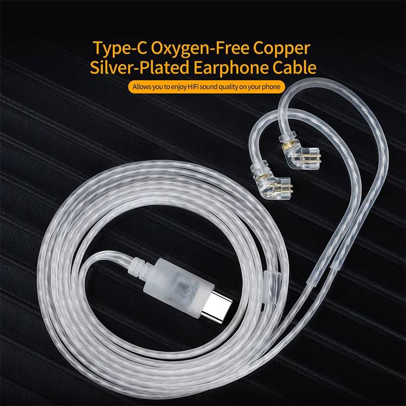 Wired Earphone Mic - Cabo para Fones de Ouvido KZ