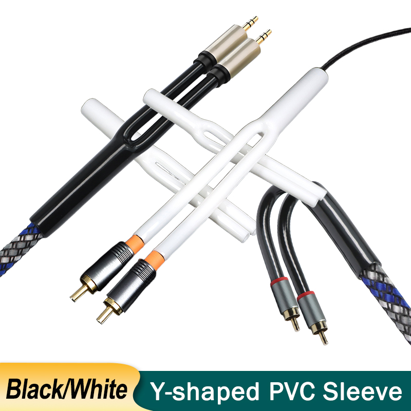 Audio Splitter Y - 2-100 peças de Conector Y de