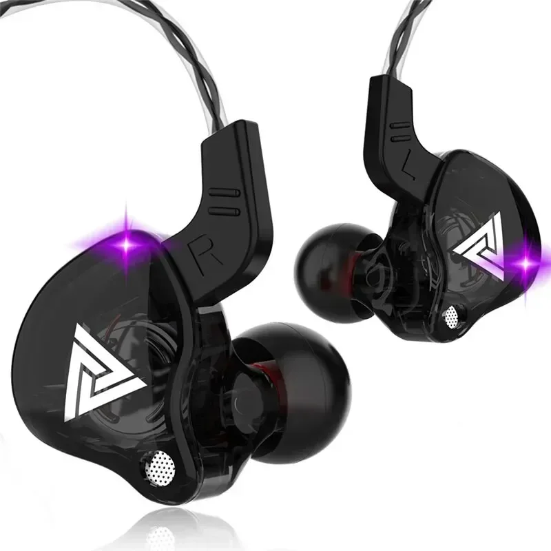 Wired Earphone Mic - Original qkz ak6 driver de cobre