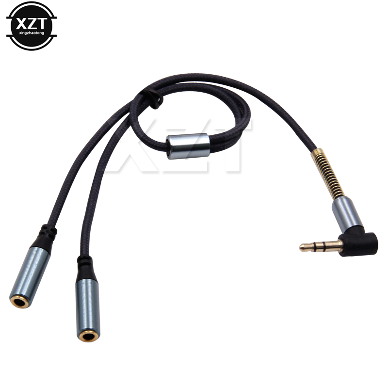 Cable Extension 3.5 - 3.5mm 1 a 2 áudio aux
