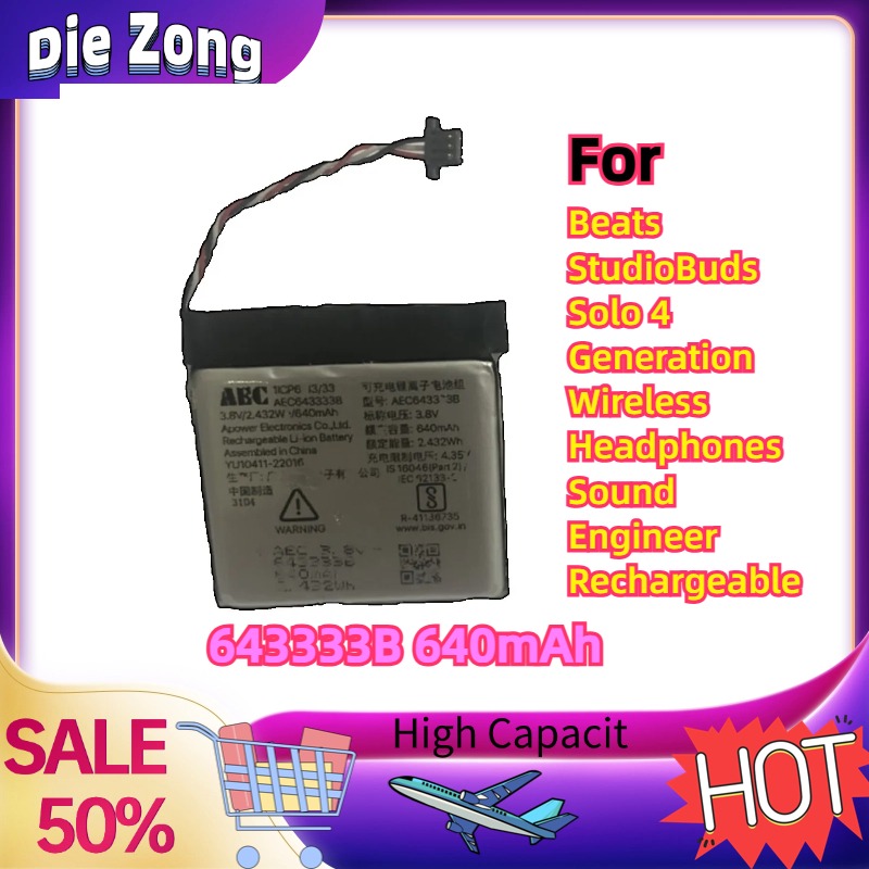 Beats Headphone Solo 4 - Em Estoque: Bateria de Lítio Recarregável