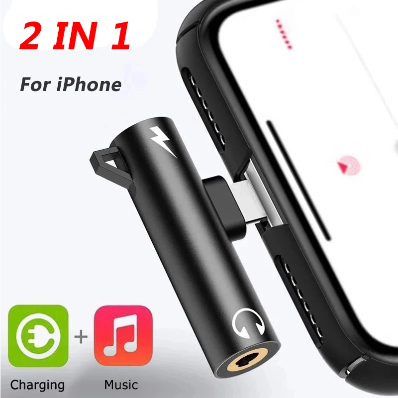 Earphone Splitter Jack - Adaptador Divisor 2 em 1 para