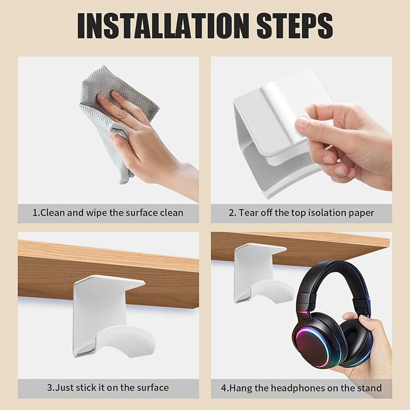 Suporte Universal para Fones d - Headphone Stand Desk avaliação e preço