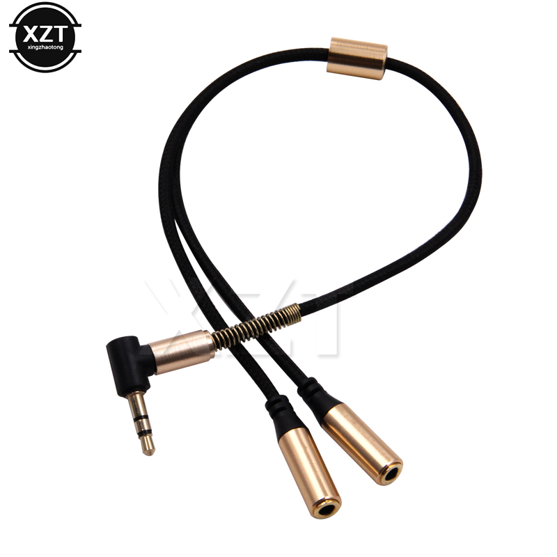 3.5mm 1 a 2 áudio aux y diviso - Cable Extension 3.5 avaliação e preço