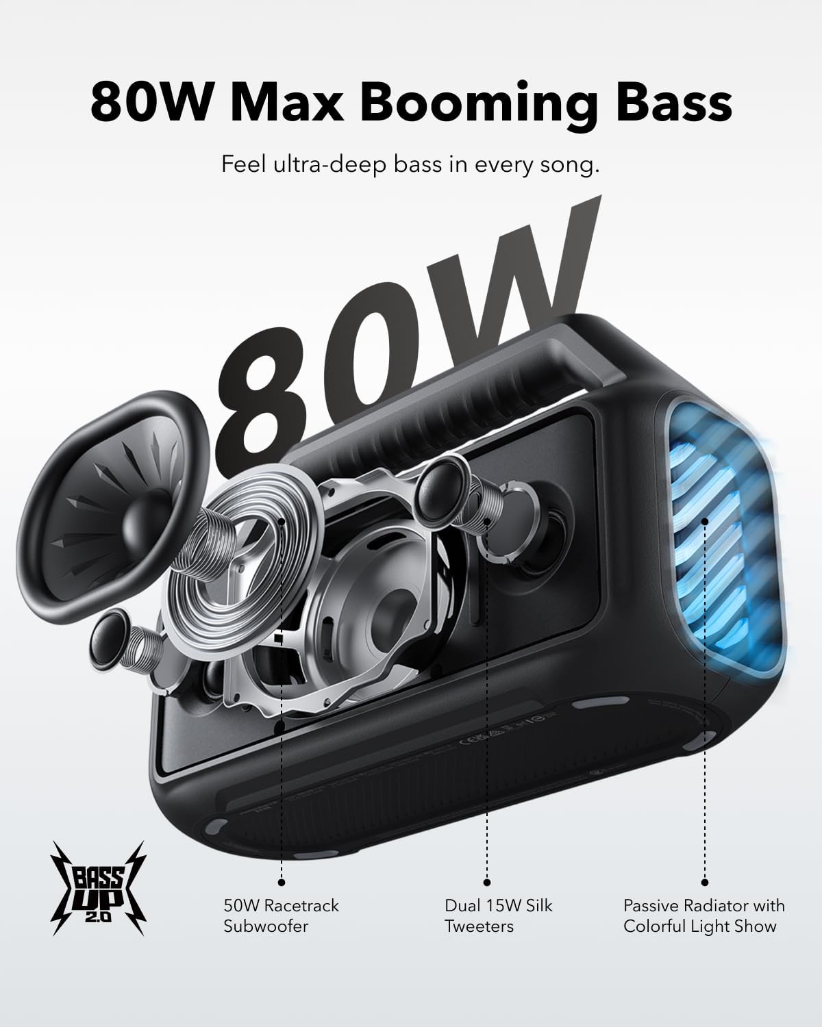 Soundcore Boom V2 da Anker, Ca - Anker Speaker Soundcore Boom 2 avaliação e preço