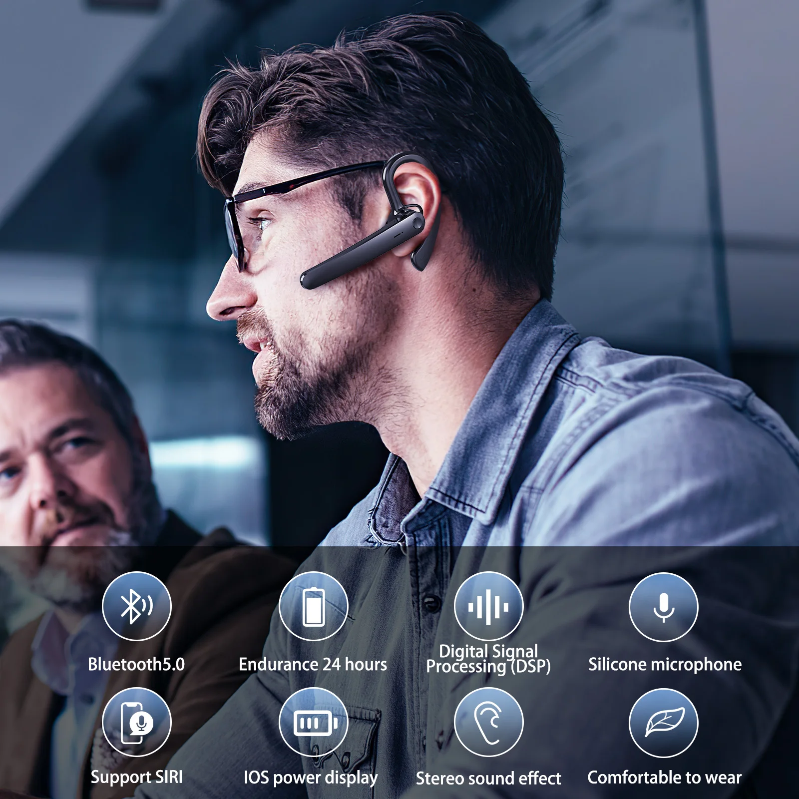 Fones de ouvido sem fio blueto - Noise Cancelling Headphone avaliação e preço