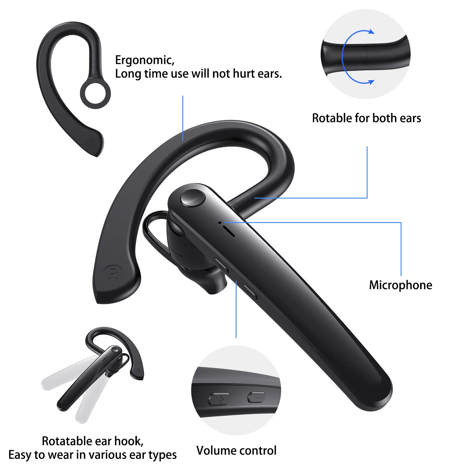 Fones de ouvido sem fio blueto - Noise Cancelling Headphone avaliação e preço